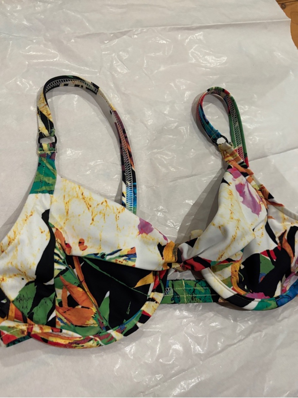 VENUS Multicolor Floral Underwire Bikini Top - Picture 5 of 5